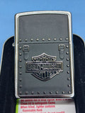Zippo Harley Davidson Saddle Bag Emblem Brushed Chrome 24168