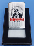 Zippo Defenders of Freedom Brushed Chrome 24185