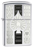 Zippo Ace of Spades High Polish Chrome 24196