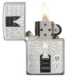 Zippo Ace of Spades High Polish Chrome 24196