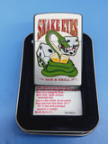 Zippo Snake Eyes American Hardcore Satin Chrome 24262
