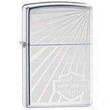 Zippo Harley Davidson Burst High Polish Chrome 24292