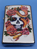 Zippo Tattoo Art Blooming Death Street Chrome 24321