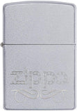Zippo Scroll Satin Chrome 24335