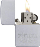Zippo Scroll Satin Chrome 24335
