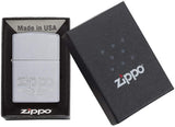 Zippo Scroll Satin Chrome 24335