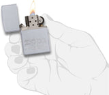 Zippo Scroll Satin Chrome 24335