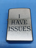 Zippo I Have Issues Street Chrome 24346