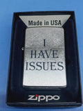 Zippo I Have Issues Street Chrome 24346