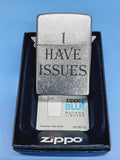 Zippo I Have Issues Street Chrome 24346