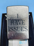Zippo I Have Issues Street Chrome 24346