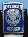 Zippo American Hero Police Street Chrome 24353
