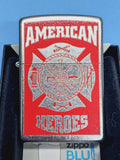 Zippo American Hero Firefighter Street Chrome 24354