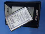 Zippo Serenity Prayer Brushed Chrome 24355