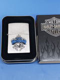 Zippo Harley Davidson Freedom Brushed Chrome 24394