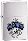 Zippo Harley Davidson Freedom Brushed Chrome 24394