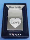 Zippo Love Pocket Lighter 24459