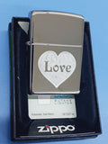 Zippo Love Pocket Lighter 24459