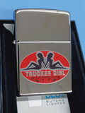 Zippo Trucker Girls High Polish Chrome 24524