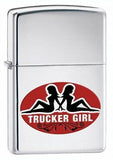 Zippo Trucker Girls High Polish Chrome 24524