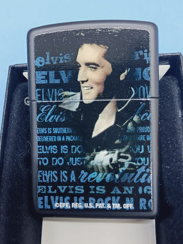 Zippo Elvis Black Matte 24546