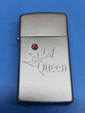 Zippo Slim Queen Swarovski Satin Chrome 24572