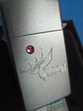 Zippo Slim Queen Swarovski Satin Chrome 24572