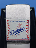 Zippo MLB Los Angeles Dodgers Brushed Chrome 24593
