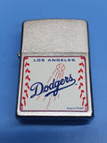 Zippo MLB Los Angeles Dodgers Brushed Chrome 24593
