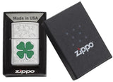 Zippo Clover High Polish Chrome 24699