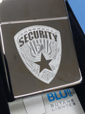 Zippo Security Logo High Polish Chrome 24703