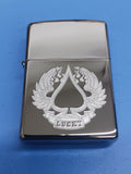 Zippo Lucky Wings High Polish Chrome 24704