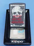 Zippo Death before Dishonor Black Matte 24711