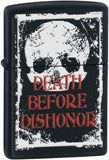 Zippo Death before Dishonor Black Matte 24711