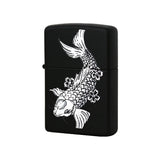 Zippo Koi Fish Black Matte 24713