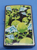 Zippo Skulls Waiting Line Street Chrome 24736