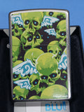 Zippo Skulls Waiting Line Street Chrome 24736