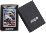 Zippo Mazzi Bald Eagle Street Chrome 24764