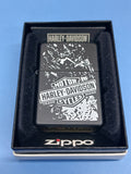 Zippo Harley Davidson Black Matte 24768