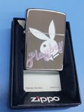 Zippo Playboy Bunny White High Polish Chrome 24790