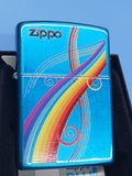 Zippo Rainbow Cerulean 24806