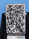 Zippo Broken Glass Brushed Chrome 24807