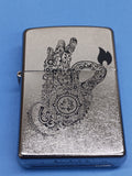 Zippo Henna Print Street Chrome 24811