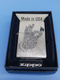 Zippo Henna Print Street Chrome 24811