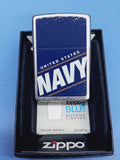 Zippo US Navy Brush Chrome 24813