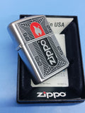 Zippo Flame Emblem Satin Chrome 24830