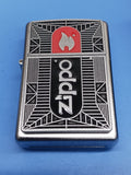 Zippo Flame Emblem Satin Chrome 24830