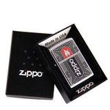 Zippo Flame Emblem Satin Chrome 24830