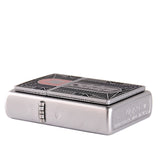 Zippo Flame Emblem Satin Chrome 24830