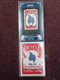 Zippo Gift Set Lighter/Playing Cards White Matte 24880